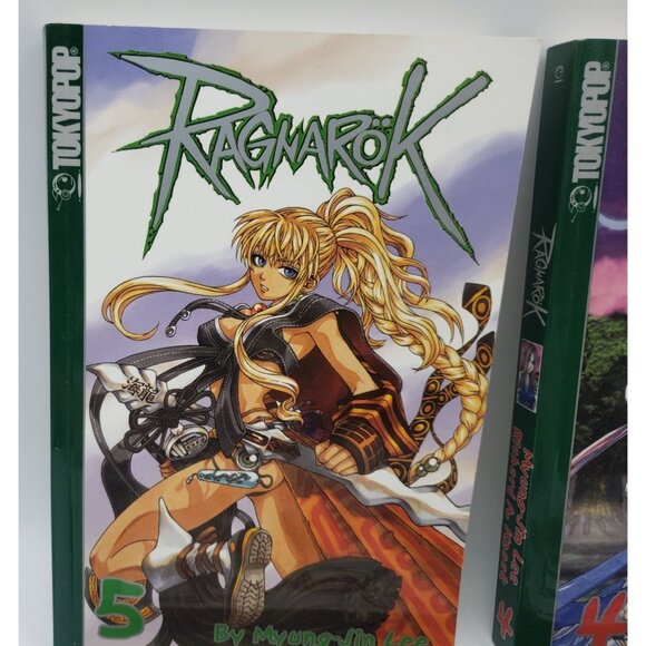Ragnarok Manga Volumes 4 5 9 and 10 Set By Myung-Jin Lee Tokyopop - Picture 3 of 5